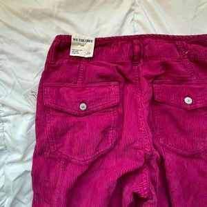 NWT FREE PEOPLE WIDE LEG CORDUROY PANTS